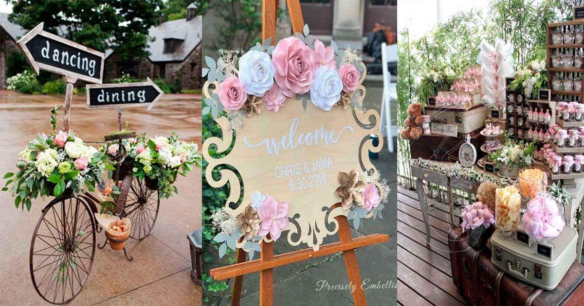 Decoración de graduacion con estilo vintage