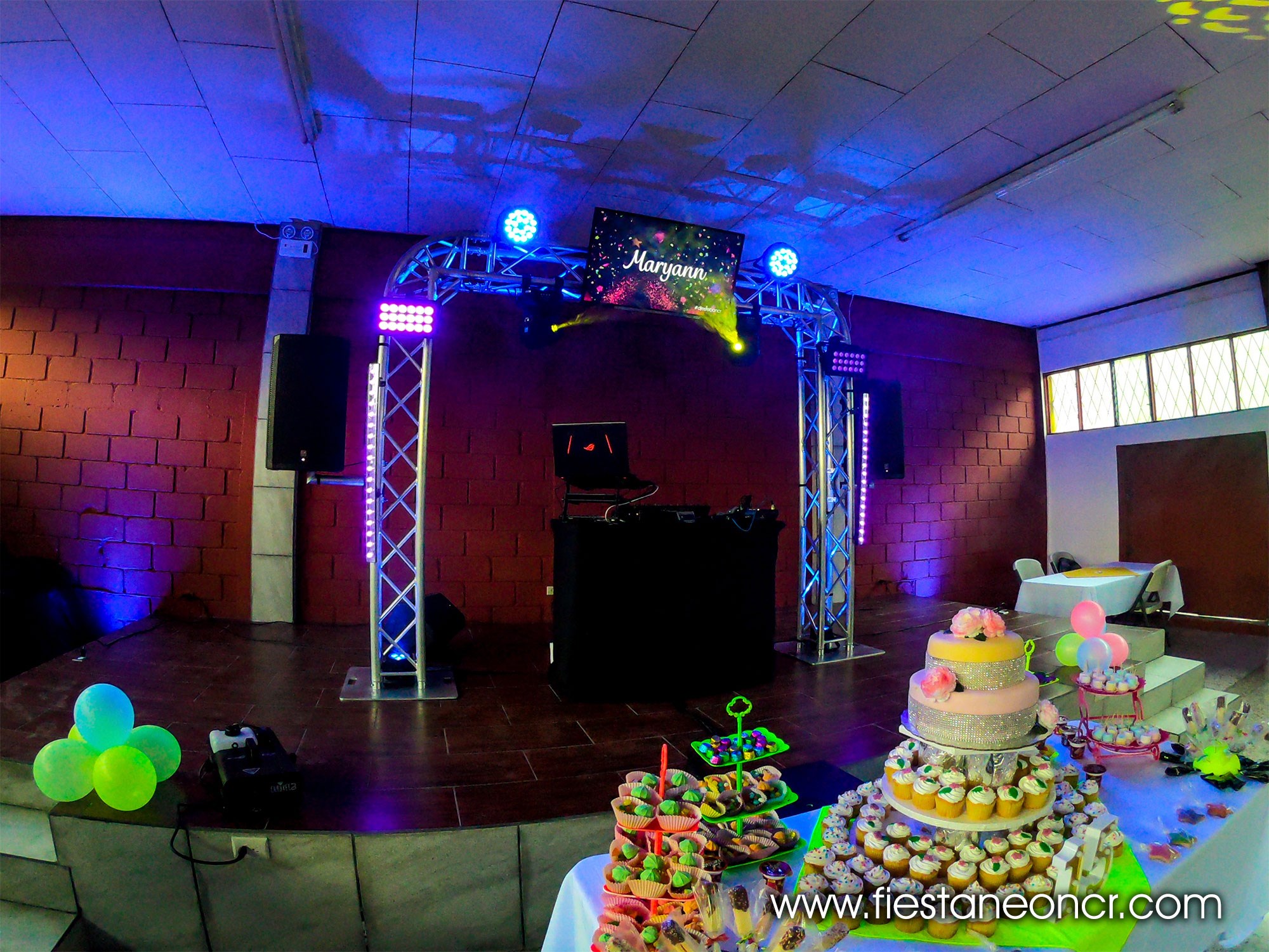iluminacion de graduacion
